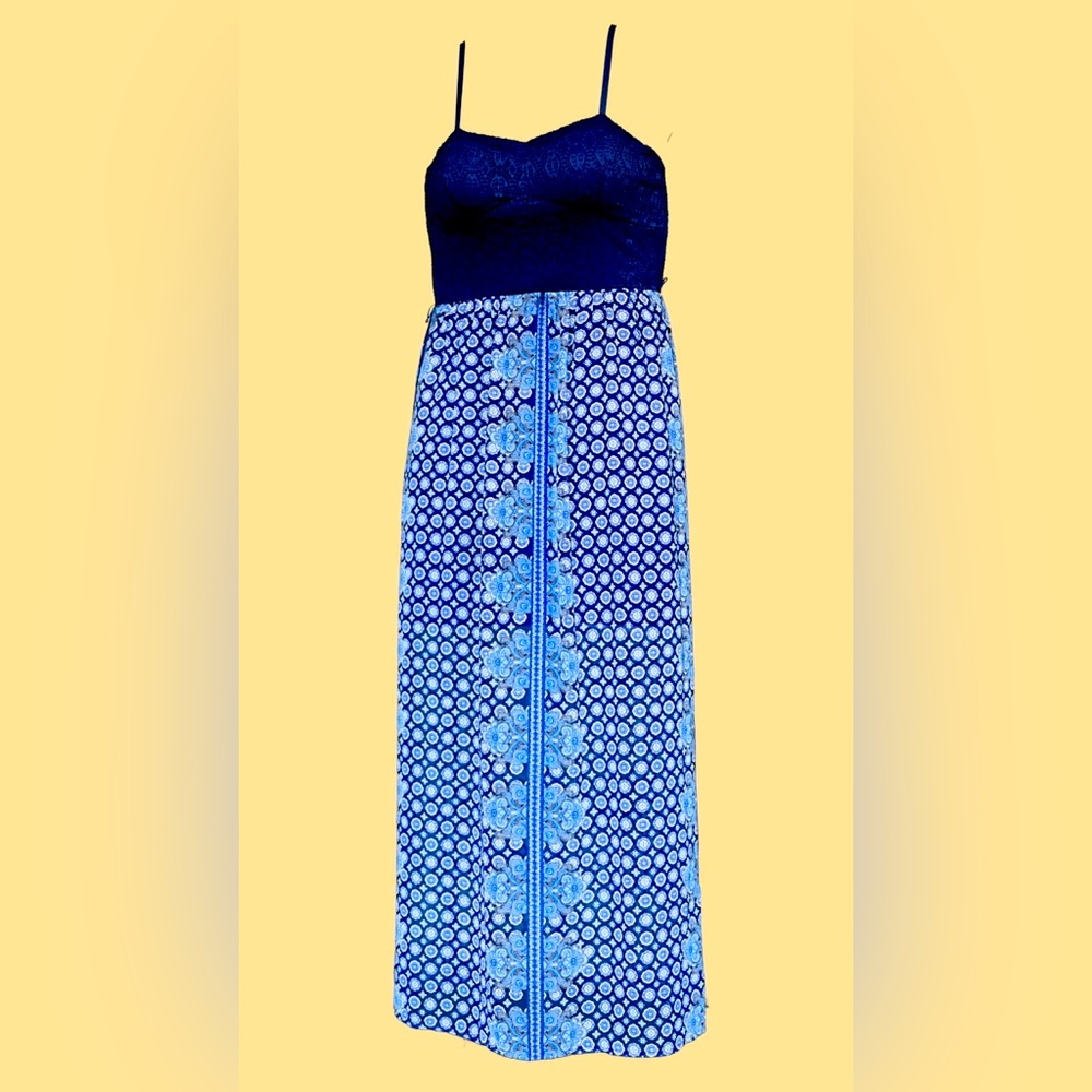 Charlotte Russe maxi dress in Navy blue